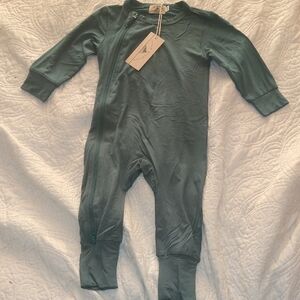 Green Footies One Piece By Ozark Mountain